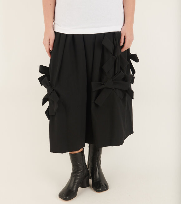 Comme des Garcons - Bow Skirt Black