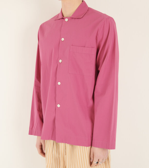 Tekla - Pyjamas Shirt Lingonberry
