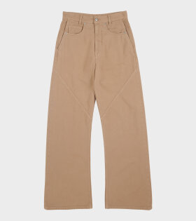 5-Pocket Denim Trousers Brown 