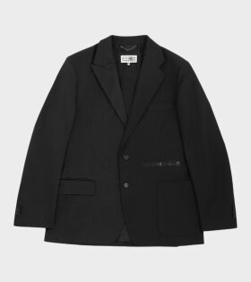 Cotton Suit Jacket Black
