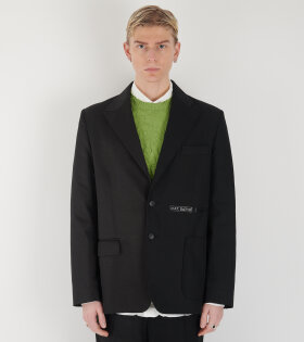 Cotton Suit Jacket Black