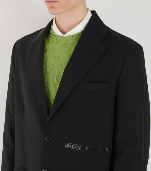MM6 Maison Margiela - Cotton Suit Jacket Black