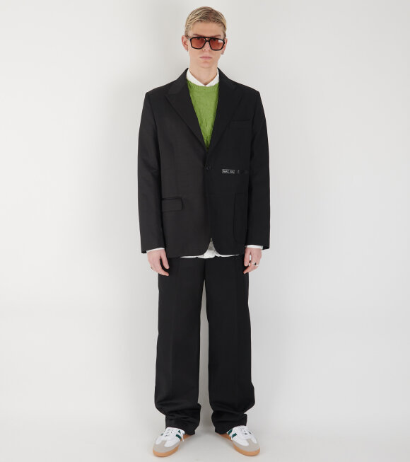 MM6 Maison Margiela - Cotton Suit Jacket Black