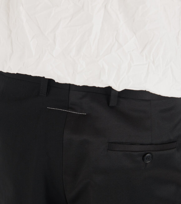 MM6 Maison Margiela - Cotton Twill Trousers Black