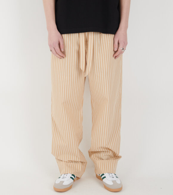 Tekla - Pyjamas Pants Corinth Stripes