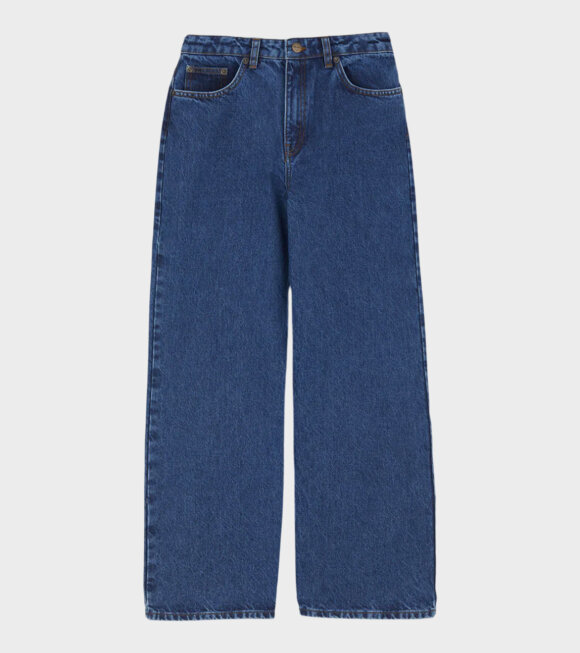 Skall Studio - Willow Wide Jeans Mid Blue Denim 