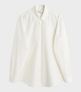 Formal Shirt White Peached Cupro Poplin