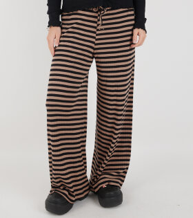 Nova Pants Stripes Black/Camel