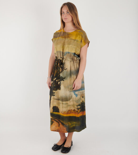 Anntian - Simple Dress Digitalprinted Gots