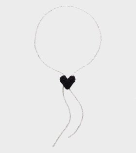Heart Tie Bolo Necklace