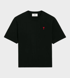Boxy Fit Logo T-shirt Black