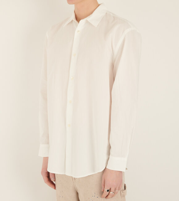 Our Legacy - Formal Shirt White Peached Cupro Poplin