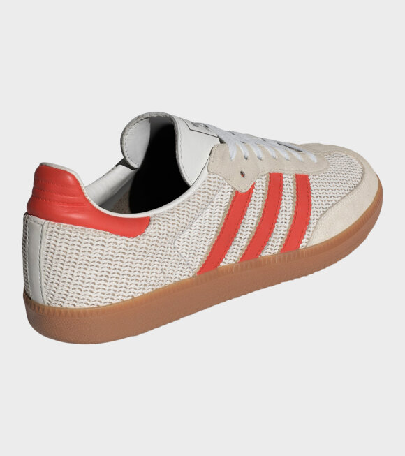 Adidas  - Samba OG Crystal White/Preloved Red