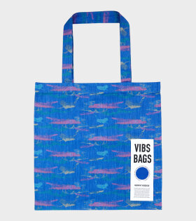 Vibs Tote Bag 8 Blue