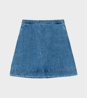 Jude Skirt Washed Blue