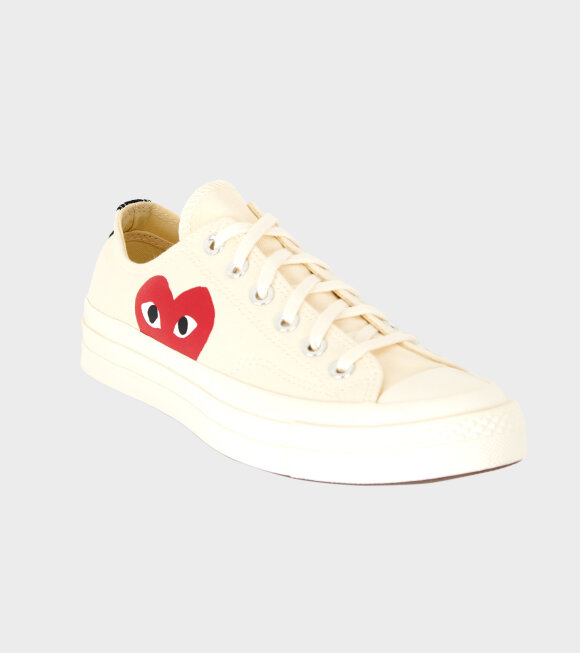 CDG Play X Converse - Chuck Taylor Low Off-White
