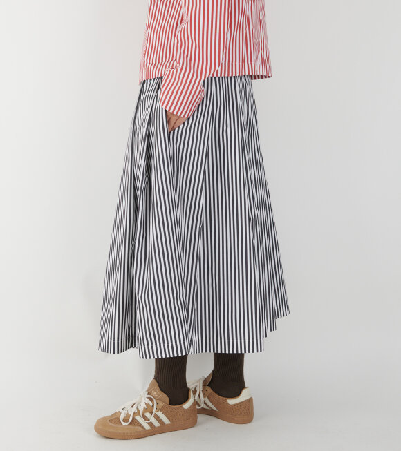 Comme des Garcons Girl - Striped Skirt Black/White