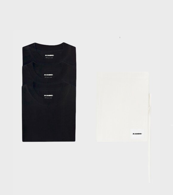 Jil Sander - 3-Pack L/S T-shirt Set Black
