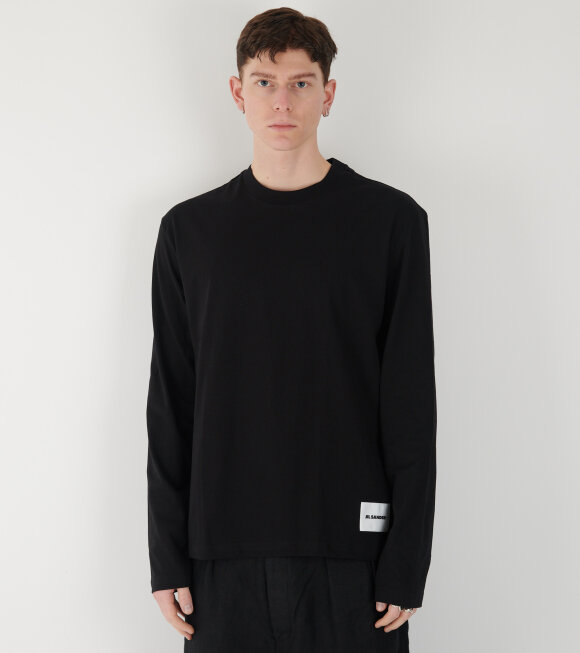 Jil Sander - 3-Pack L/S T-shirt Set Black