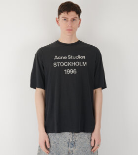 Acne Studios - Logo T-shirt Faded Black