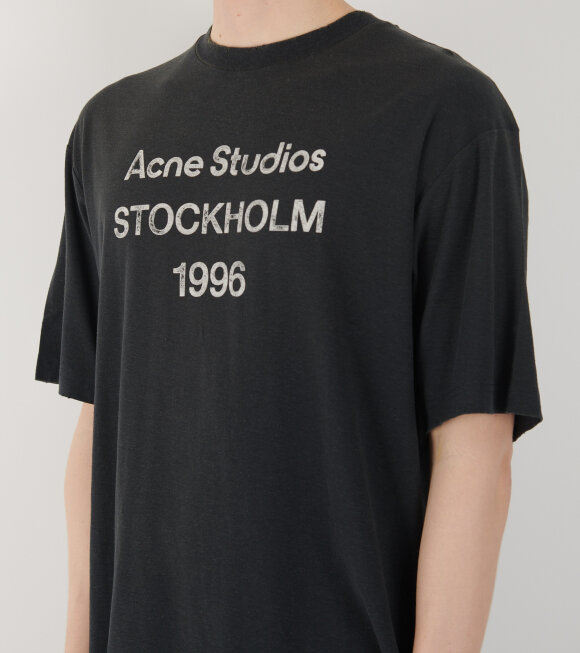Acne Studios - Logo T-shirt Faded Black
