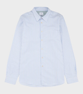 Striped Oxford Shirt Light Blue/White