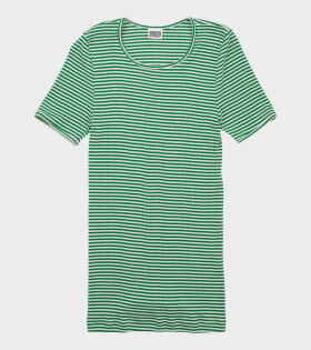 101 Short Sleeve Green/Ecru
