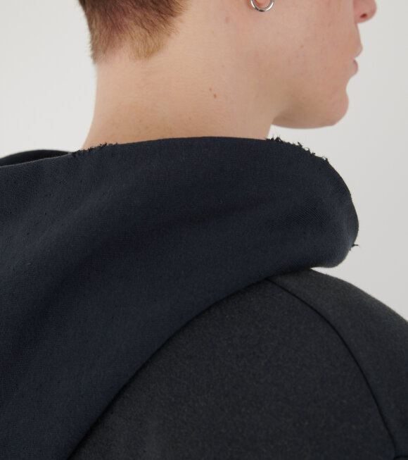 Acne Studios - Logo Hooded Sweater Black