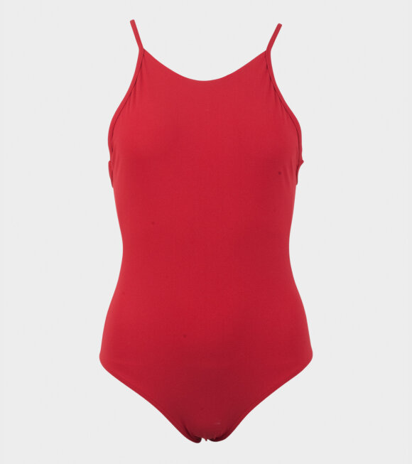Filippa K - Athletic-cut Swimsuit Red