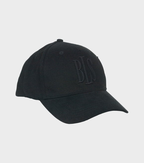 BLS - Logo Suede Baseball Cap Black