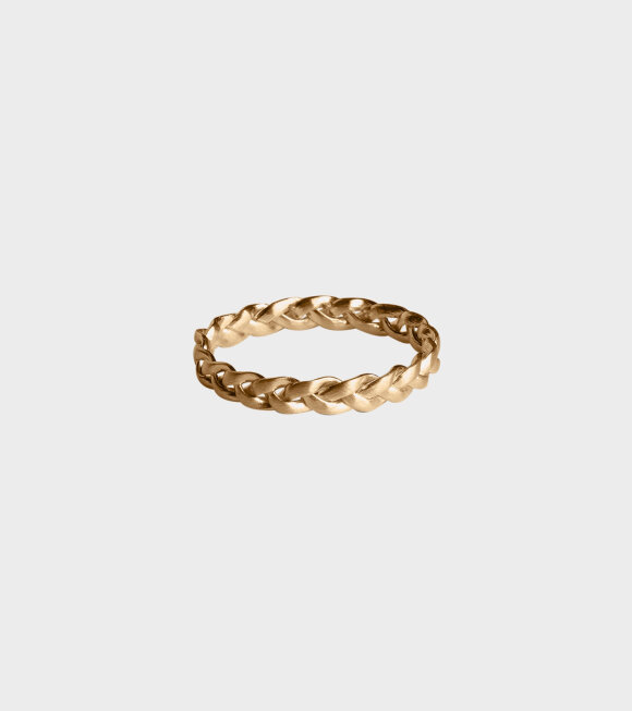 Jane Kønig - Medium Braided Ring Gold