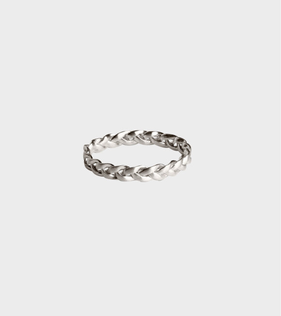 Jane Kønig - Medium Braided Ring Silver