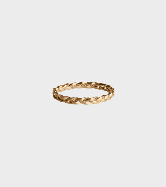 Jane Kønig - Small Braided Ring Gold