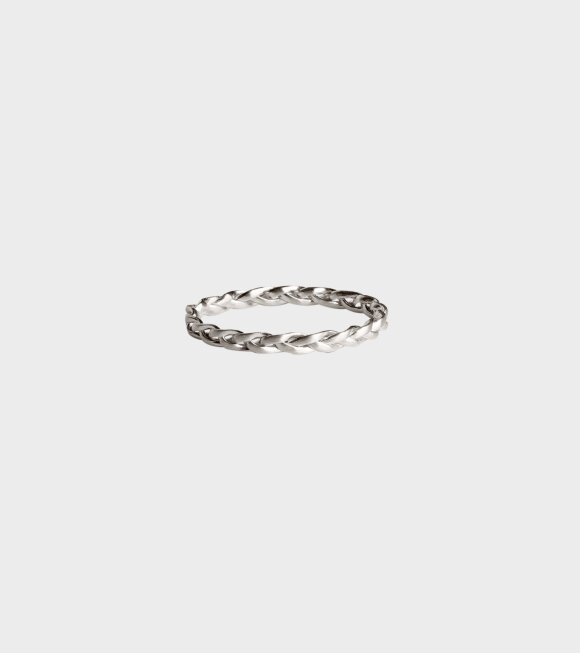 Jane Kønig - Small Braided Ring Silver