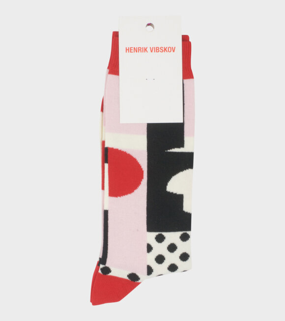 Henrik Vibskov - Balance Socks Red