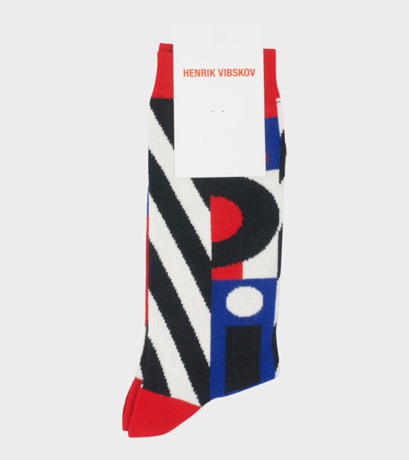 Henrik Vibskov - Openminded Socks Red Top