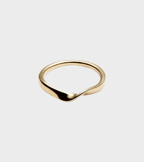 Trine Tuxen - Wave Ring II. Gold