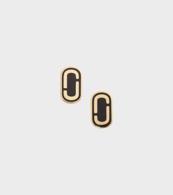 Marc Jacobs - Icon Enamel Studs Black/Gold
