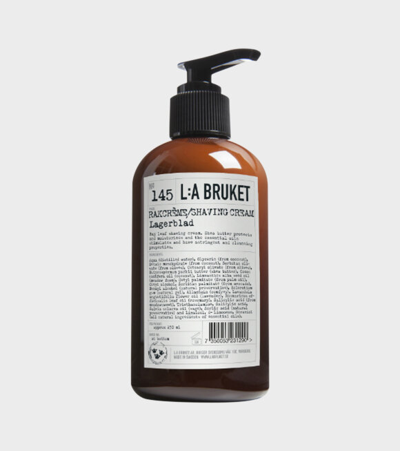 L:A Bruket - 145 Shave Créme Lagerblad 200ml