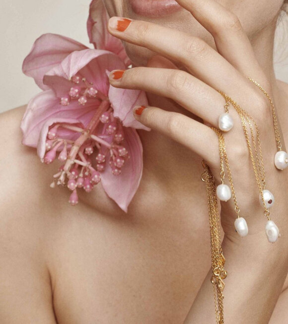 Anni Lu - Baroque Pearl Necklace Opal
