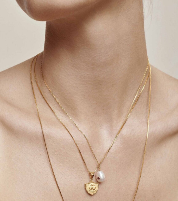 Anni Lu - Baroque Pearl Necklace Opal