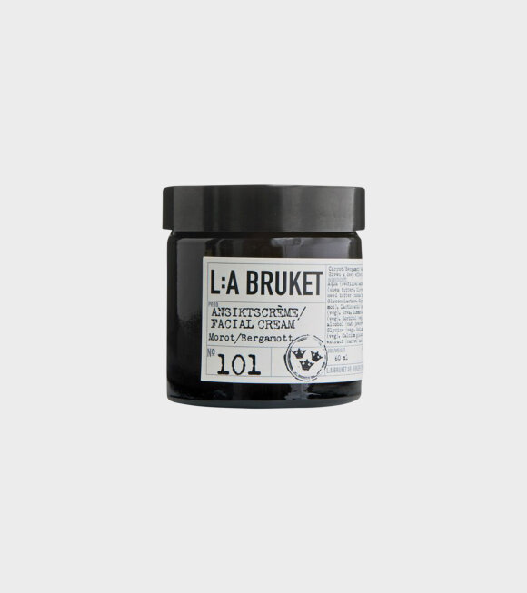 L:A Bruket - 101 Facial Cream Carrot/Bergamot 60ml