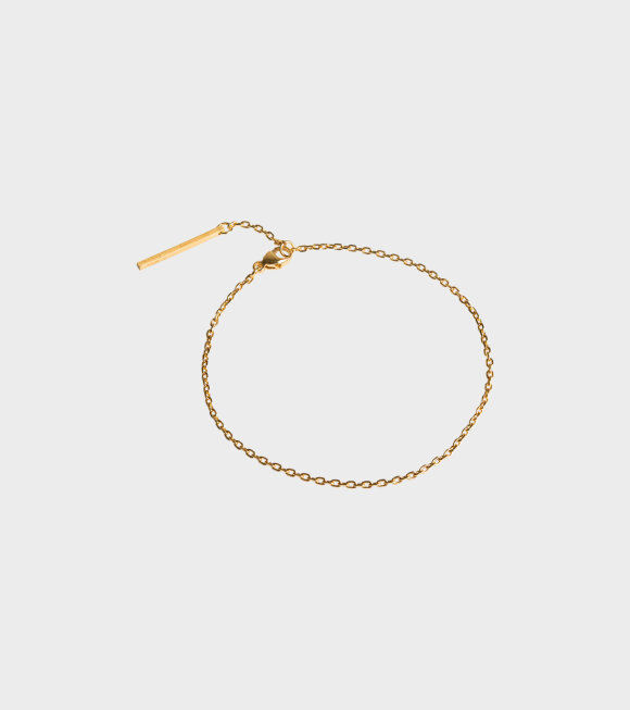 Jane Kønig - Anchor Chain Bracelet Gold