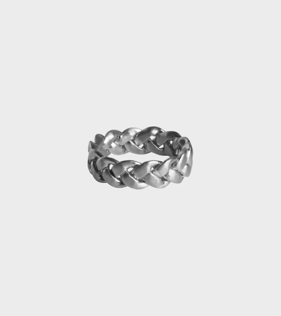 Jane Kønig - Big Braided Ring Silver