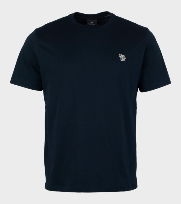Paul Smith - Mens Reg Fit T-shirt Zebra Navy