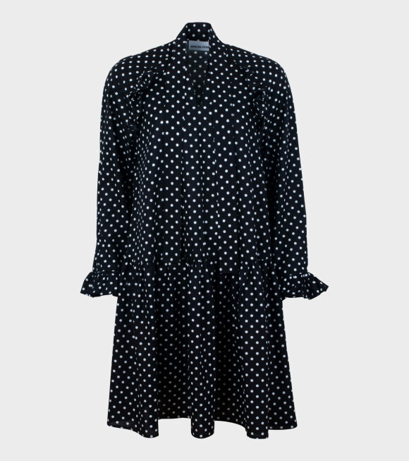 Sofie Sol Studio - Short Standard Dress Black/White Dots