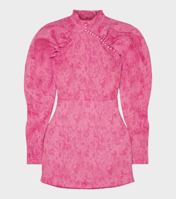 Rotate - Style 1 - Jacquard Dress Pink