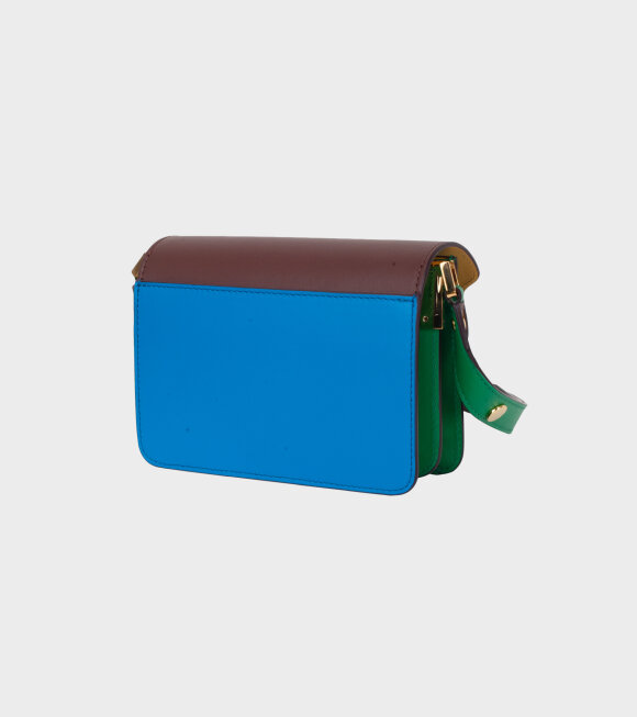 Marni - Mini Trunk Bag Brown/Blue/Green