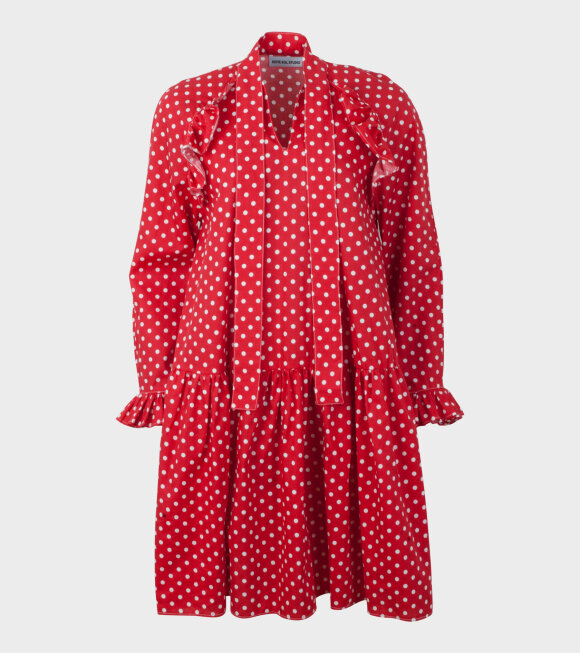 Sofie Sol Studio - Standard Short Dress Dots Red
