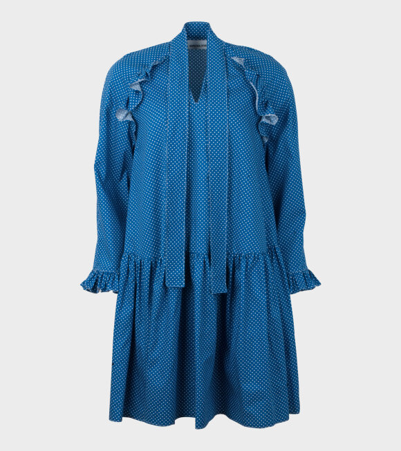 Sofie Sol Studio - Standard Short Dress Medi Dots Blue